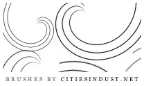 CitiesInDust.net / Half Swirl Brushes