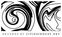 CitiesInDust.net / Messed Swirl Brushes