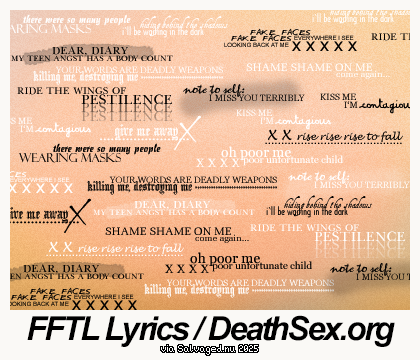 From First To Last 'FFTL' Lyrics / DeathSex.org