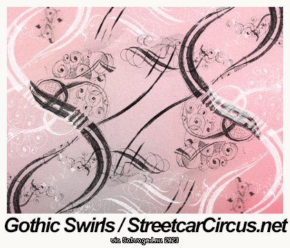 Gothic Swirls - StreetcarCircus.net