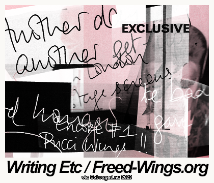 Writing Etc - Freed-Wings.org