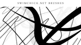 Thick and Thin Line (Brush 69) / SwimChick.net