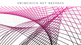 Repeated Vector Line (Brush 72) / SwimChick.net