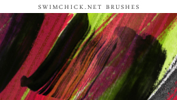 Hi Res Ink Streak (Brush 92) / SwimChick.net