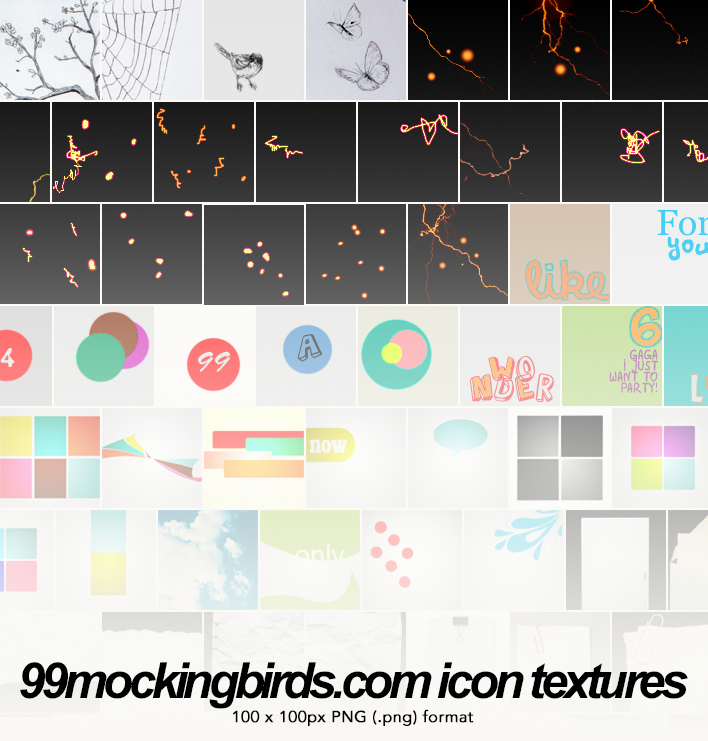 99MockingBirds.com Icon Textures